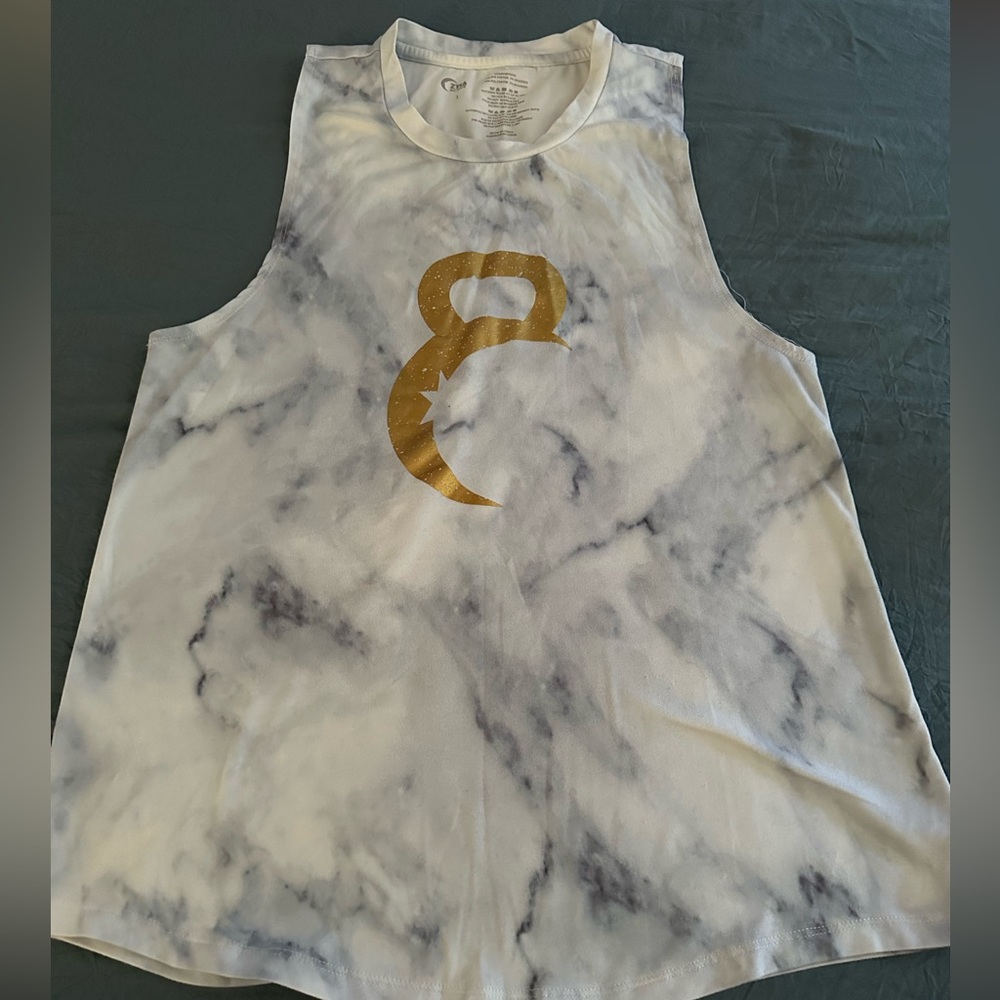 Half moon muscle tank